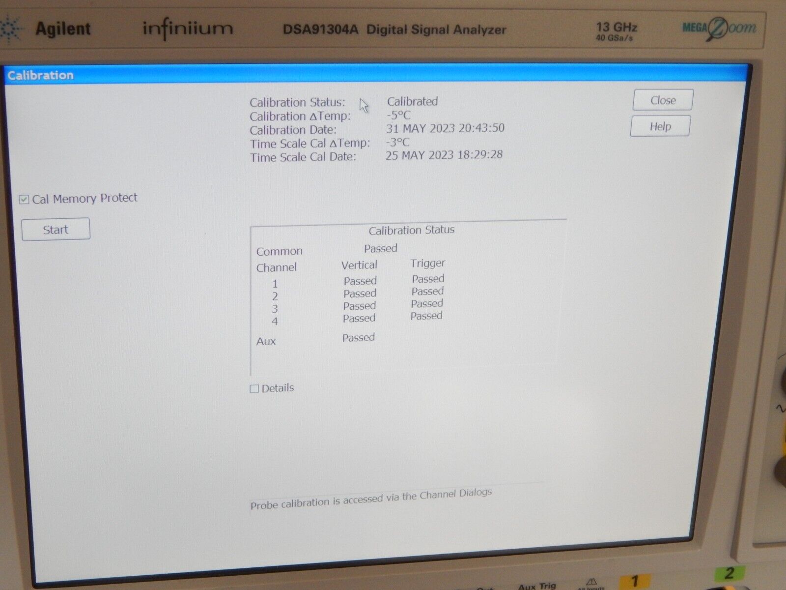 Keysight DSA91304A Oscilloscope 13Ghz 40Gs/s w/opt's, OEM cal, MY48240353 Keysight DSA91304A Oscilloscope 13Ghz 40Gs/s w/opt's, OEM cal, MY48240353